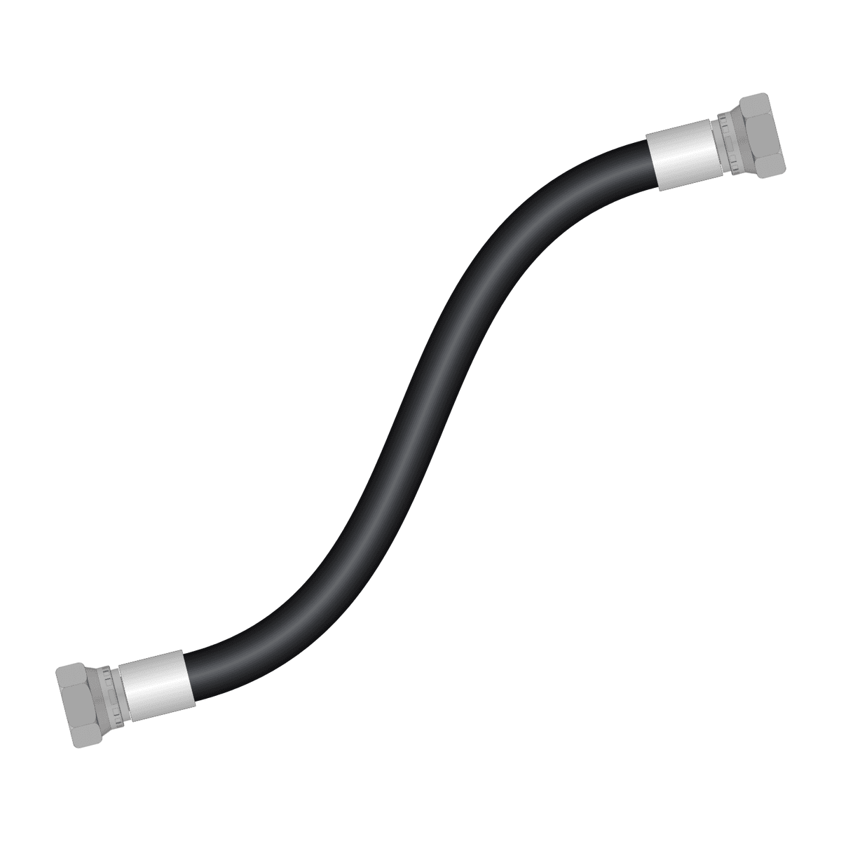 Przewód hydrauliczny M18x1,5 2SN DN10 (3/8") – 2× DKOL L12