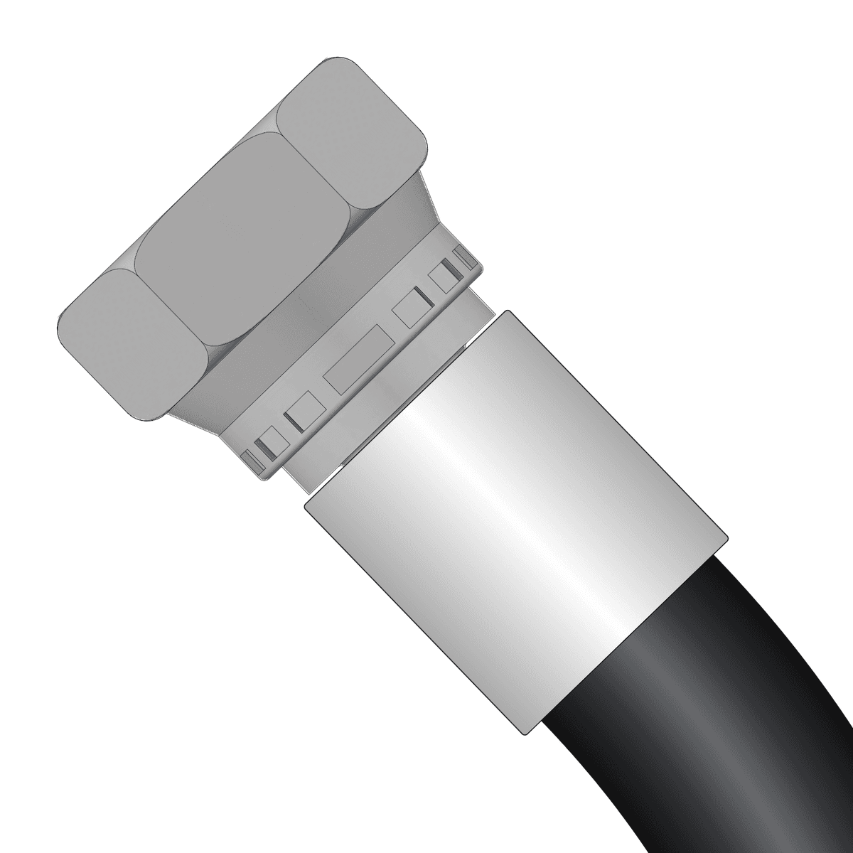Końcówka 1: DKOL L15 – prosta, nakrętka M22x1,5, stożek 24° z o-ringiem