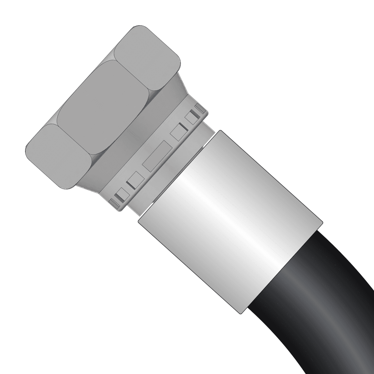 Końcówka 1: DKOL L15 – prosta, nakrętka M22x1,5, stożek 24° z o-ringiem