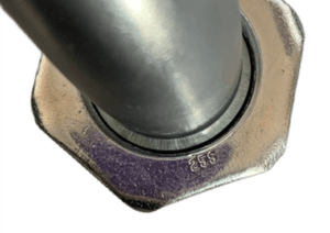 Symbol 25S  -  końcówka ciężka dla rurki 25 mm