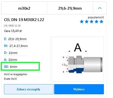 Jak zmierzyć skok gwintu?