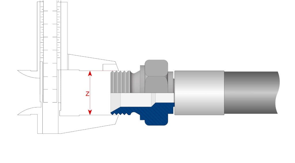 Pomiar gwintu zewnętrznego suwmiarką